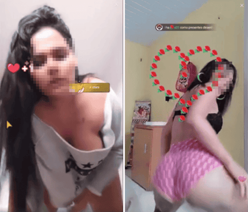 ビゴライブで配信をしている女性